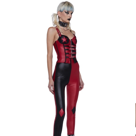 EERIE HARLEQUIN COSTUME SET - Picture 3 of 7